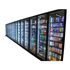 Supermarket Display Cooler Walk in Freezer Cold Room with Glass Door