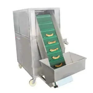 Raw Green Banana Peeler Automatic Banana Peeling Machine Equipment Raw Green Banana Skin Removing Machine