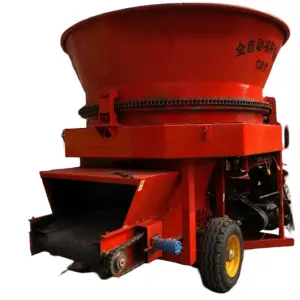 Large Scale Corn Straw Dry Grass Cutting Kneading Machine Automatic Feeding Crusher Traction Type hay Bundle Straw Pulverizer