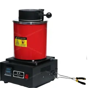 Automatic Digital 1kg 2kg 3kg Electric Melting Furnace Melting Furnace Melting Furnaces Iron Tin Silver Copper Aluminium Gold