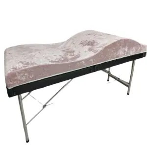 Modern New Design Beauty Massage Mattress Spa Salon Facial Bed Hot Sell Curve Lash Bed Memory Foam Regular Foam