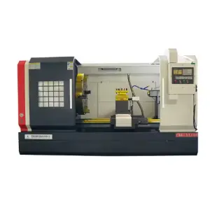 Heavy Duty Automatic Turning and Milling CK61100 CK61125 CNC Horizontal Single Spindle Flat Bed Lathe Machine