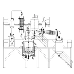 Industrial Use 2000L Whole Complete Vacuum Distillation Plant