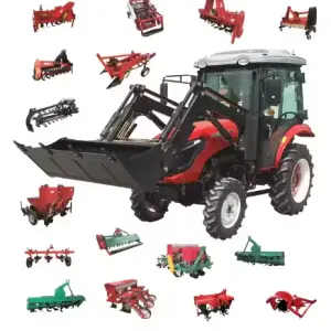 LUTIAN 50hp 60hp 70hp 4wd Mini Small Wheeled Tractors Mini Tractor for Agriculture