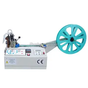 WL-102A 2024     Cutting Width 100mm Affordable Belt/Webbing/Leather Cutting Machine (fusible Type)