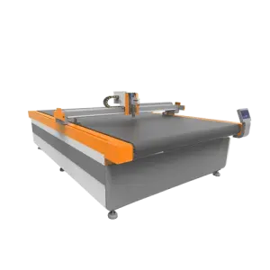 Dake  Automatic Oscillating Knife Leather Cutting Machine for Leather Shoes Gloves and Bags on