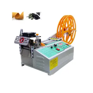 Fully Automatic Cold and  Knife Fabric Belt Cutting Machine Nylon Webbing