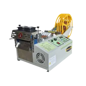 Automatic Magic Tape Leather Zipper Hook and Loop Belt Cutting Machine