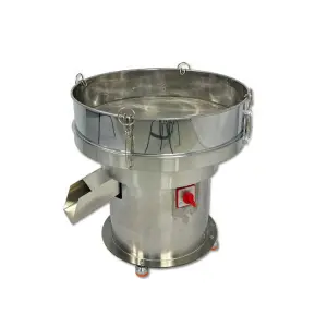 Small Stainless Steel Separation Equipment 50cm Vibration Screening Machine Liquid and Granular Filter Screening Machine