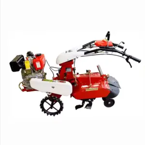 Ditching Machine Safety Four-wheel Drive Cultivator