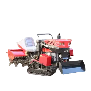 Mini 80hp 100hp 120hp Crawler Rubber Mini Farm Crawler Tractor Tiller