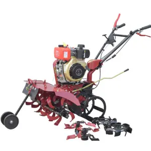 Multifunctional Mini Power Tiller Mini Cultivating Tractor Free Accessories Cultivator