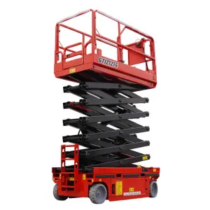 12m Scissor Lift Portable Scissor Lift Elevator Movable Hydraulic Aerial Lifting Platform