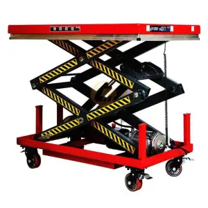 Portable Heavy Duty Electric  Double 3m 2 Ton Small Scissor Hydraulic Lift Table with the Pit Installation