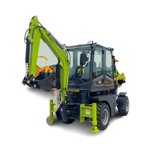 Epa   Smallest Electric Wheel Backhoe Loaders Mini Articulated Front End Loader Mini Loadere Tractopelle
