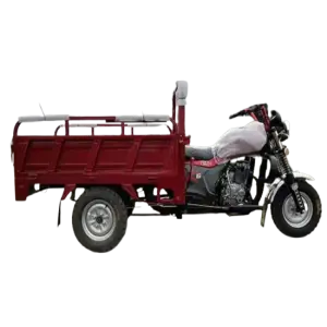 Tricycle Dump Truck Auto Loading 7600W Village off Road Gasoline Three Wheeler Motorcycle Cargo Tricycle Trike for Farm
