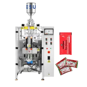 ZONESUN ZS-FS04 Automatic High Speed Servo Rotor Pump Viscous Liquid Sauce Jam Paste Small Sachet Pouch Filling Sealing Machine
