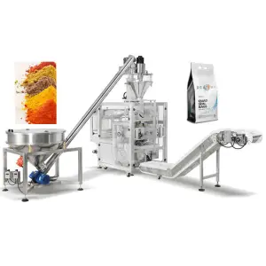 Automatic Sealing Multifunction Vertical Detergent Flour Spice Milk Powder Vffs Packaging Machine