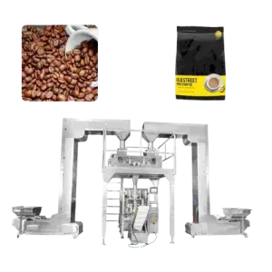 Multi-Function Ground Coffee Multi-Heads Weighing Mixed Grains Food Pouch Vertical Filling Sealing Packaging Machines