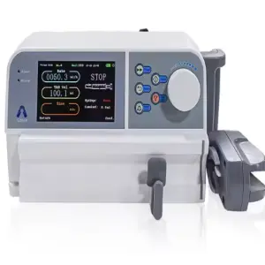 Portable Automatic Volumetric IV Fluid Syringe Infusion Pump With LCD Display