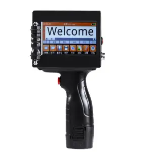 BTMARK Portable Hand Held tij Date Printer Coding tij 2.5 Ink Jet Gun Handheld Printer Inkjet Handheld Inkjet Printers sldb