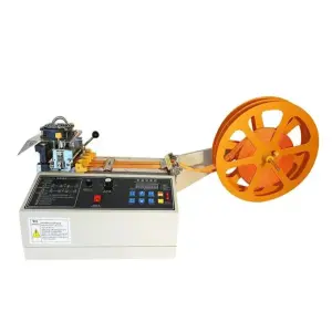 Automatic Fabric Cutter Hot and Cold Elastic Band Braided Strap Leather Belt Tape Cutting Machine Airfreight