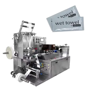 Automatic Single Sachet Baby Wet Wipes Tissue Paper Making Machine Wet Towel Packing Machine