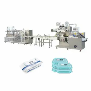 Cross Fold Wet Wipes Machine Pocket Wet Wipes Machine Wet Wipes Making Machine Big Capacity