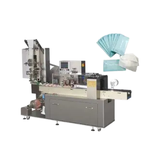 Wanhe High Speed Servo Driven Automatic Punching Labeling Wet Tissue/Wet Napkin/wet Wipes Packing Machine