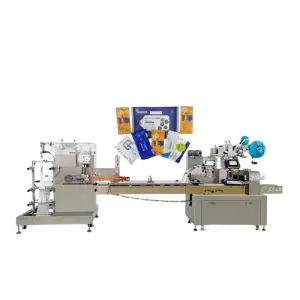 JBK-260S Automatic Multi-Pieces Wet Wipes Manufacturing Machine Wet Wipes Tissue Equipment Making Production Line