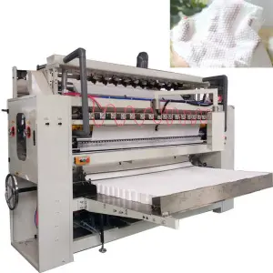 Non Woven Disposable 100% Cotton Wet-Wipes Face Towel Making Folding Machine