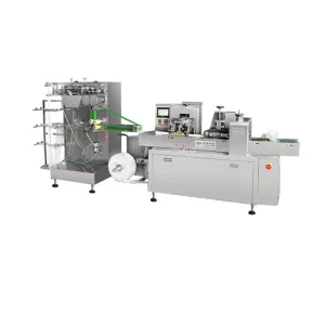 Baby Pressed Wet Tissue Making Machinery Automatic Packing Machine Production Line