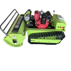 Industrial Diesel 80cm 100cm 120cm Cutting Width Petrol Lawnmower Remote Control Cordless Self-Propelled Agriculture