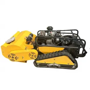 Small Crawler Remote Control Mower Farm Grass Blade Automatic Alfalfa Mower Gas Lawn Mower Self Propelled