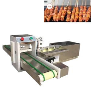 High Performance Stainless Steel Automatic Beef Kebab Forming Machine BBQ Mutton Meat Skewer Making Machine