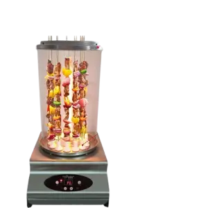 Vertical Automatic Rotisserie Infrared Kebab Commercial Oven Grill Meat Machine