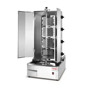 Gas Burner Shwarma Doner Kebab Meat Product Making Machines Shawarma Machine