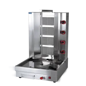 Gas Shawarma Making Chicken Kebab Machine Popular 4 Burner Gas Shawarma Machine for Restaurant