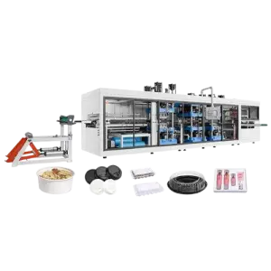 Fully Automatic Bagasse Pp Food Container Transparent Making Machine