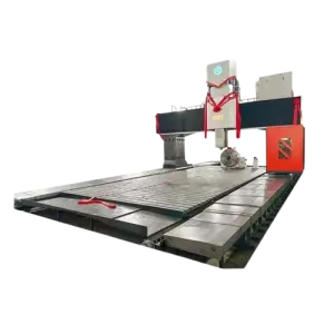 Cnc Floor Type Gantry Milling Machine X Axis 13000mm with Rotary Table Cnc Milling Machine Double Column Moving Milling Machine