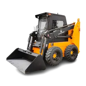Agricultural Mini Skid Steer Loader Compact Diesel Wheel Loader Multifunction Portable Mini Skid Steer Loader