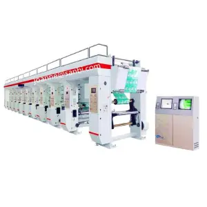 High Speed Computerized Register Rotogravure Printing Machine