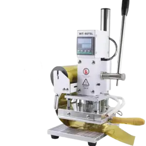 Small Manual  Stamping Machine Multi-Function Logo Leather  Stamping Embossing Machine Copper Mold  Press