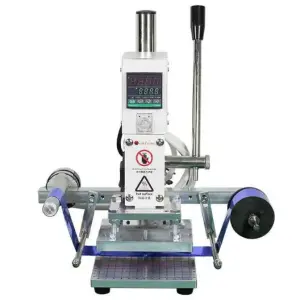 Foil Stamping Machine Manual Bronzing Machine for PVC Card Leather Paper Embossing Logo Heat Press Stamping Machine 110/220V
