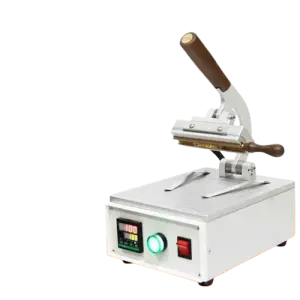 Foil Stamping Machine Leather Logo Embossed Heat Pressing Machine for Wood PVC Paper Custom Logo Stamp or Number Letter