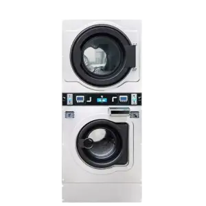 Stack 12kg Soap Automation Aesthetics Commerce ALANNA Hotel Laundry Wifi Monitor