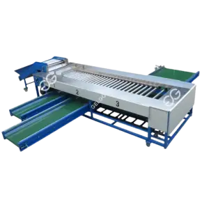 7 Grades Olives Chilli Plum Cherry Size Grader Grapes Sorter Equipment Okra Tomato Grading Machine