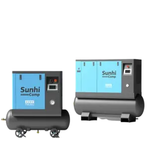 Professional 4kw Screw Air Compressor Single-Phase Small air Compressor for Portable Spray Painting Equipment Cleaning Systems