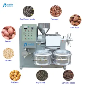 Multifunctional With Filter Canola Cotton Seed Oil Press Machine