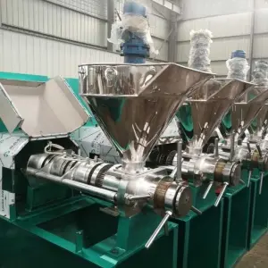 60-1000kg/H Spiral Soybean Oil Press Machine Canola Sunflower Oil Make Machine for